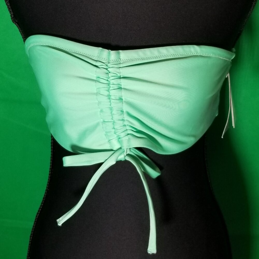 H&M Bandeau Bikini Top Womens Size Medium Swimwear Strap Summer Beach Sexy